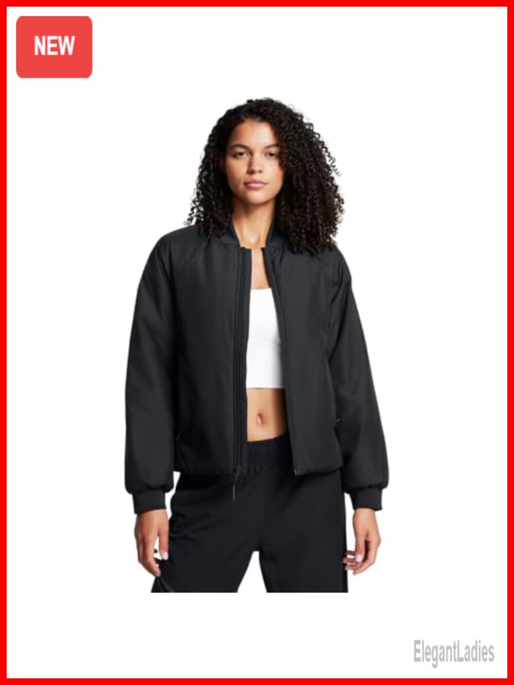 Insulated Bomber Jacket Polyester Winter Coat